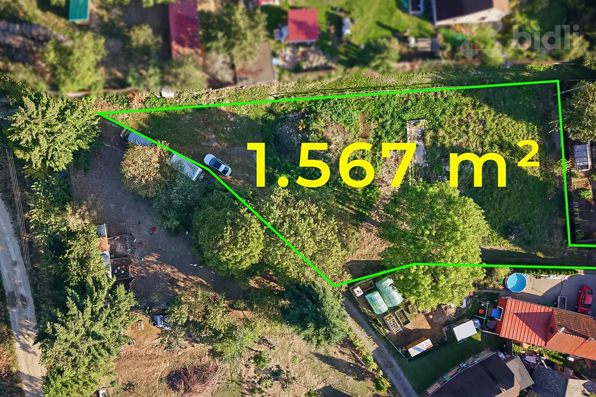 Prodej stavebního pozemku 1567 m²